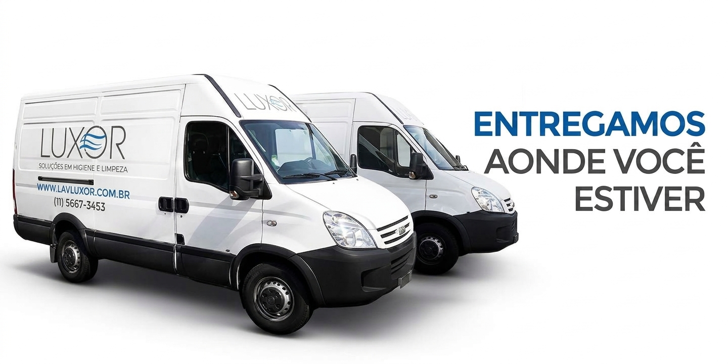 Entregamos aonde você estiver — frota Luxor
